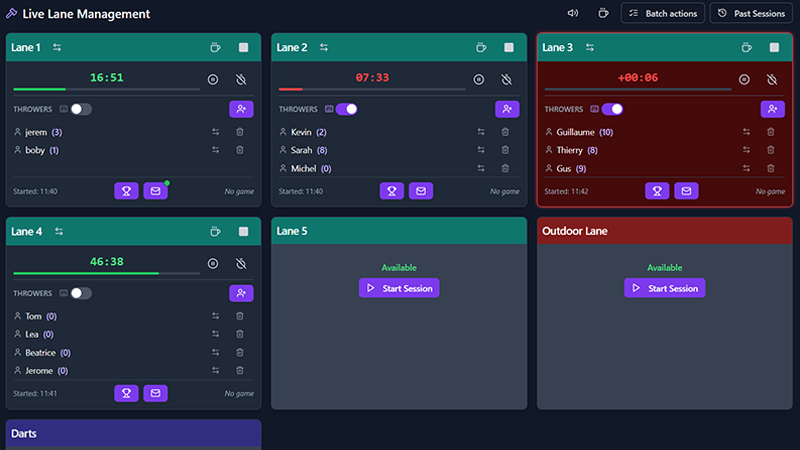 Live Session Control